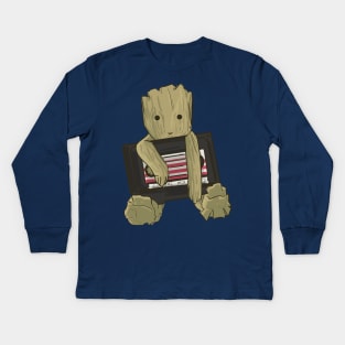 baby groot Kids Long Sleeve T-Shirt